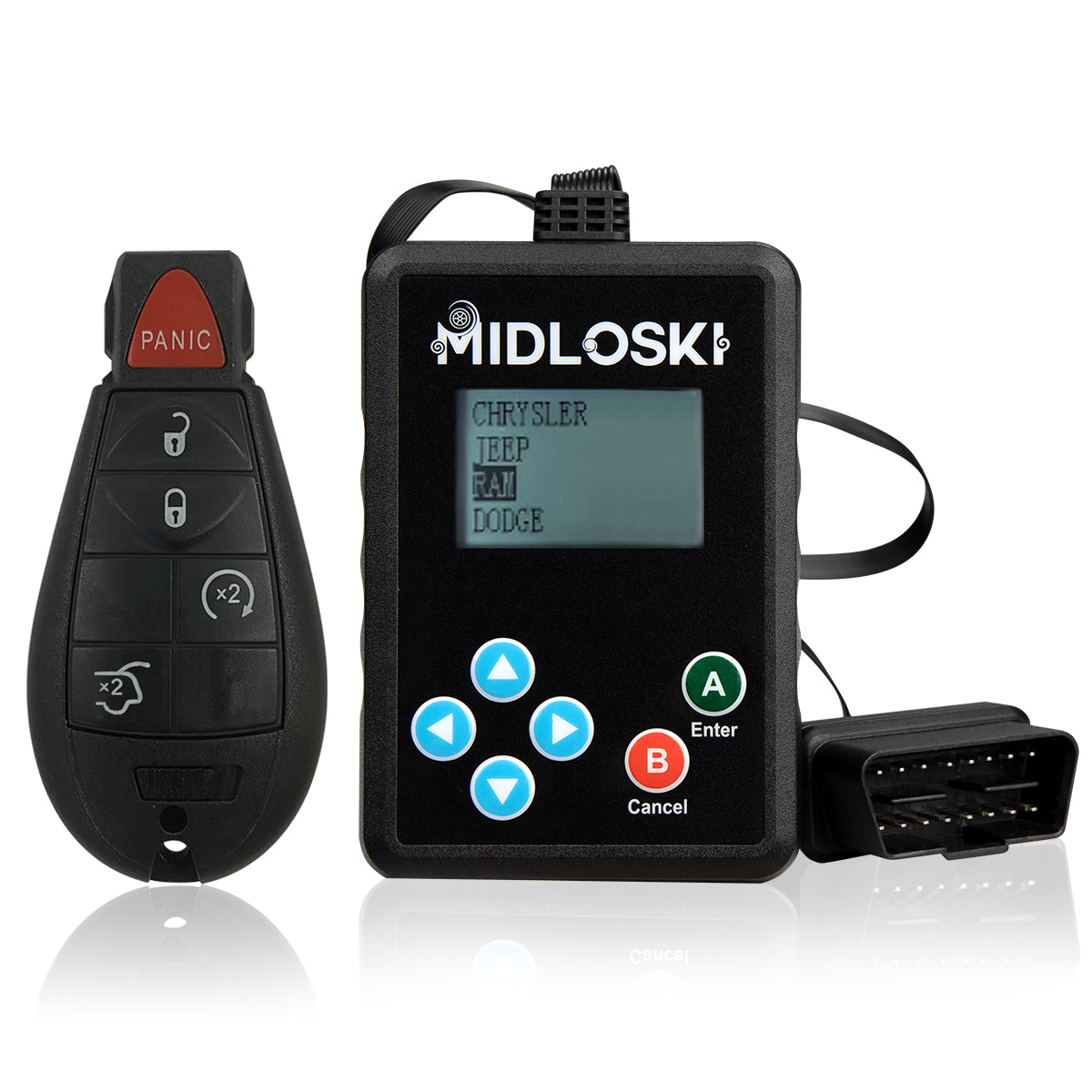 Midloski New Programmer & Key Fob For Select Jeep G Cherokee Commander